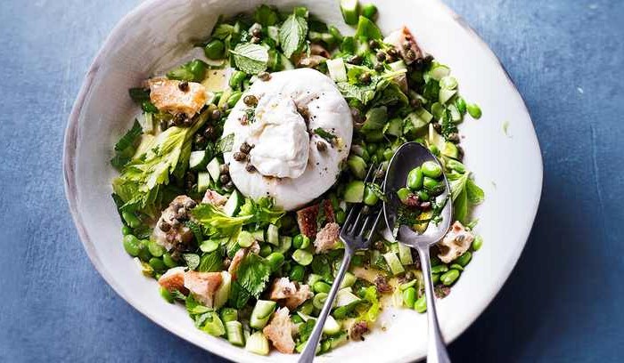 Broad Bean Panzanella Recipe