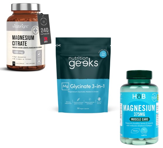 Three of the best magnesium supplements
