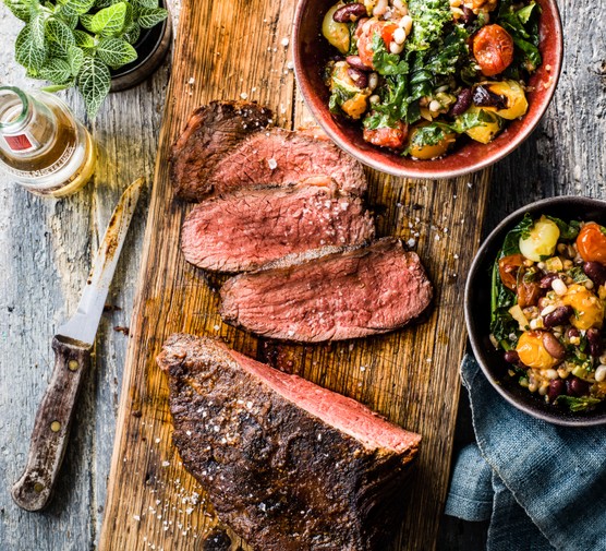 Picanha Meat Recipe with Bean Salad