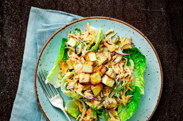 Coronation Chicken Recipe with Tofu