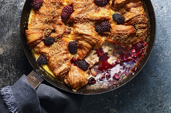 Olive_BlackberryCroissantBreadButterPudding