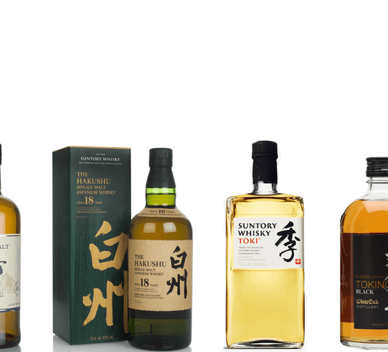 Six bottles of Japanese whisky