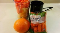 Orange Carrot Juice Smoothie Using Hamilton Beach Personal Blender