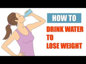 How to drink water to lose weight